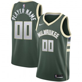 Dres Milwaukee Bucks Prilagođeni 2020-21 Nike Icon Edition Swingman